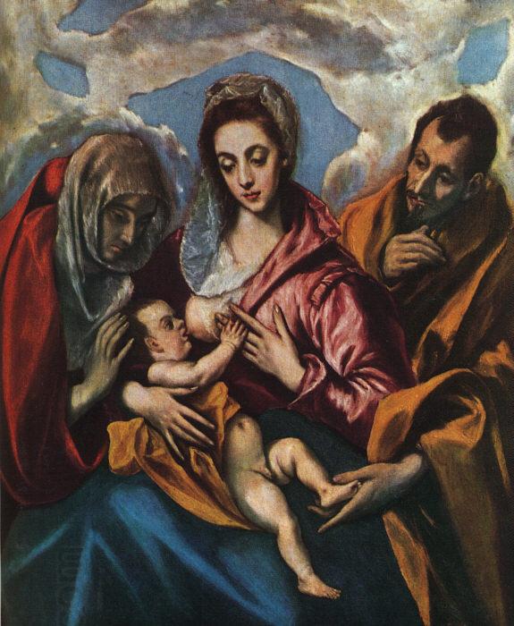 El Greco Holy Family China oil painting art